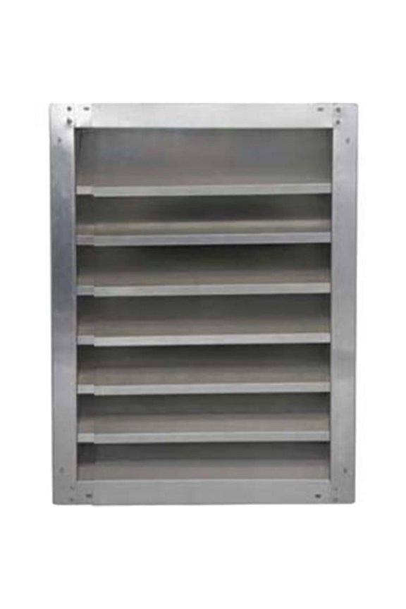 GAFL 36-2436 High Galvanized Fixed-Height Adjustable Width Louver, 36 in.
