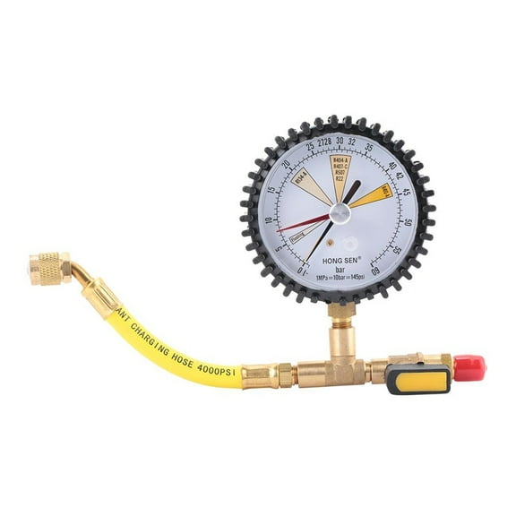 Air Conditioning Refrigeration Nitrogen Pressure Test Gauge Pressure Test Table Wholesale For R134a R22 R407C R410A ,Accurately Measure