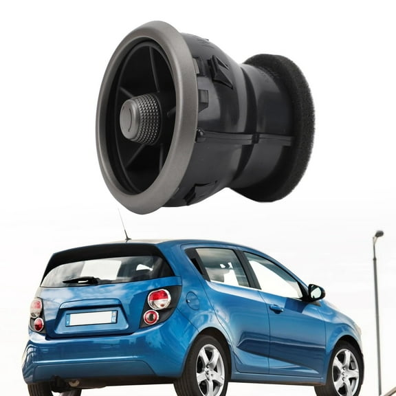 Air Conditioning Vent Deflector, Car Side Air Outlet Vent Nozzle, Car Front Dashboard Left Right Air Conditioner Outlet, Deflector for 2011 to 2016, Black