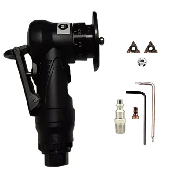 Air Control Valves Pneumatic Chamfering Machine Grind Tool W/ R Angle Blade L6I6