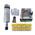 thumbnail image 1 of Air Cooled DC 48V 0.5kw CNC SpindleMotor Kit ER16 Chuck 500W Spindle Motor + Power Supply Speed Governor For Engraving ,Efficient Performance, 1 of 6