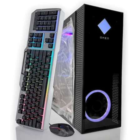 Air-Cooled EVOUNIC Gaming PC Computer Desktop i7 Xeon E5 3.20GHz SSD 256GB RTX 3050 6GB RAM 64GB +1TB HDD WiFi6 BT 5.4 ARGB FAN X6 Windows 11 Gaming Computer Tower for GamerStreaming