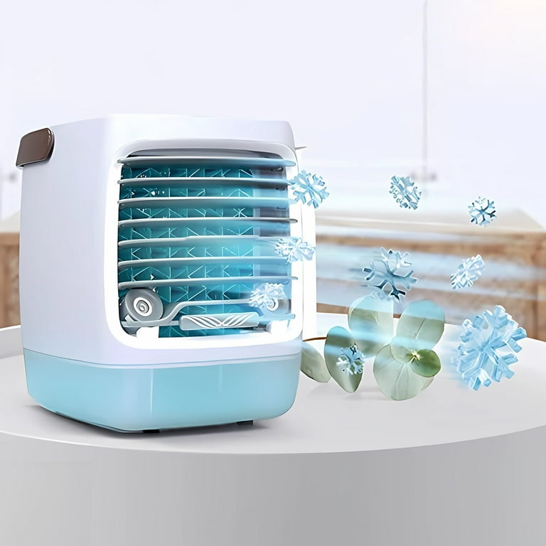 Air Cooler 2023Newest Personal Desktop Air Cooler Air Cleaner Portable Air Conditioners With 3 Speeds For Room Bedroom Home Tent by BnGAJN