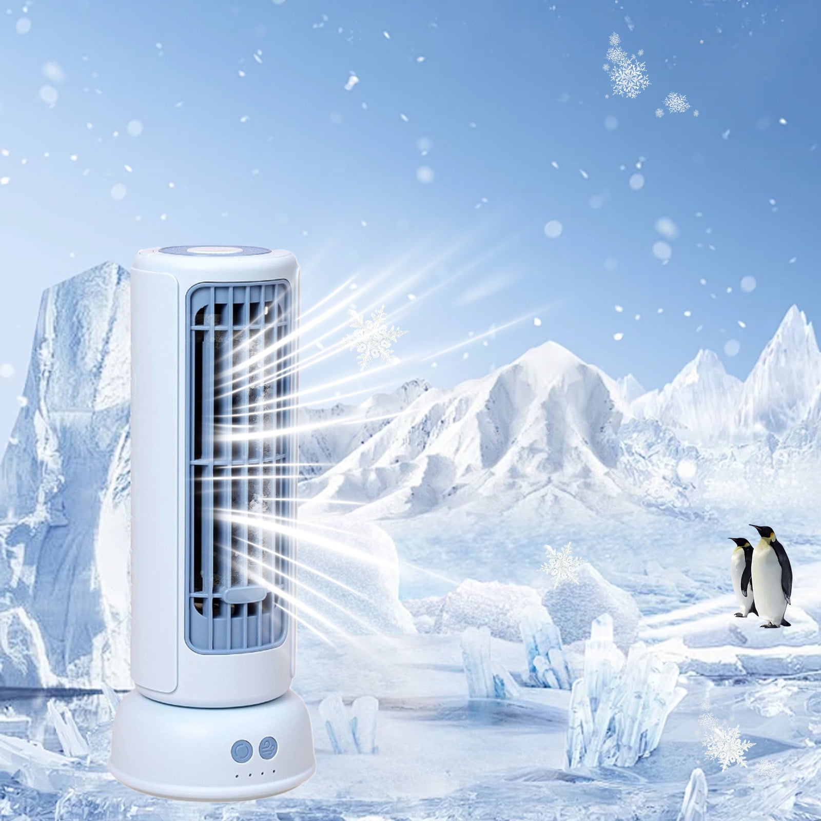 Air Cooler, Cooling Fan That Blow Cold Air, Tower Shape Fan, 3 Speeds ...