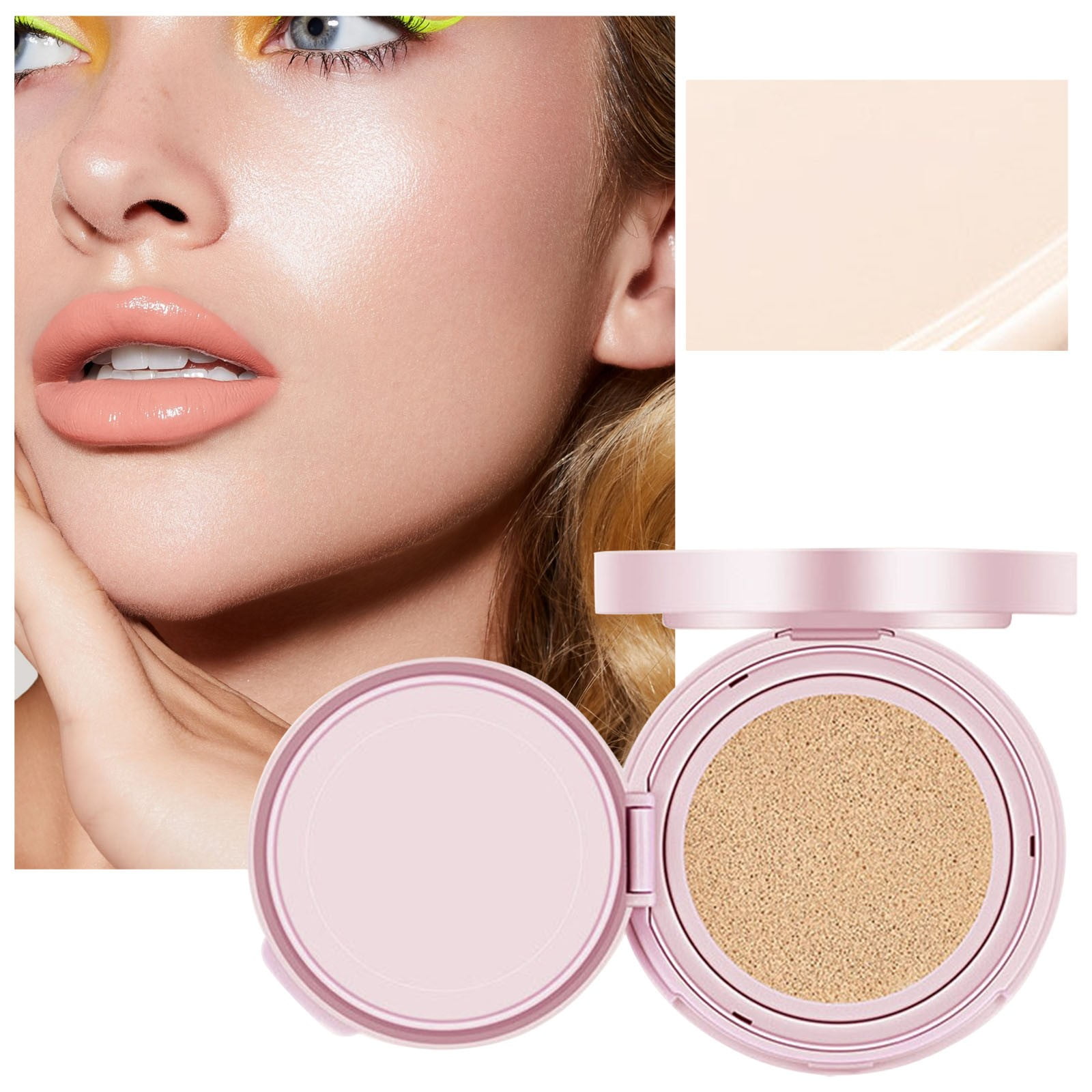 Air Cushion Foundation Full Coverage Moisturizing Concealer Natural