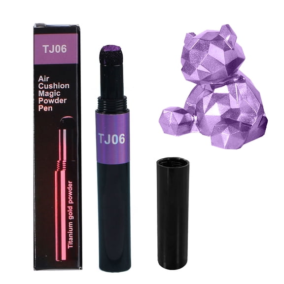 Air Cushion Powder Pen 12 Colors Good Mirror Effect Resin Casting Tools for DIY Resin Crafts Decoration Nail Art Design