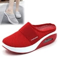 thumbnail image 1 of Air Cushion Slip-On Breathable Orthopedic Walking Shoes for Women, Heelless Mesh Sandals, Women's Orthopedic Sneakers, 1 of 3