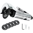thumbnail image 1 of Air Cut Off Tool 3 Inch Pneumatic Cutoff Tool 22000RPM with 6 Wheel Blades for Metal Fiberglass Plastic Sheet Wood DIY Projects, 1 of 7