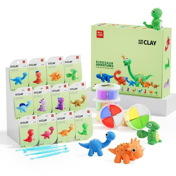 Air DIY Clay, Air Dry Clay 12 Boxes, Soft & Ultra Light, Safe & Non-Toxic, DIY Craft Easy to Use with Accessories and Tutorials diy craft
