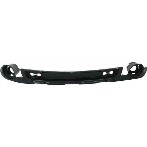 Air Dam Deflector Lower Valance Apron Front with Plastic Tow Hook Cut-Out and Bumper Cut-Outs Primed