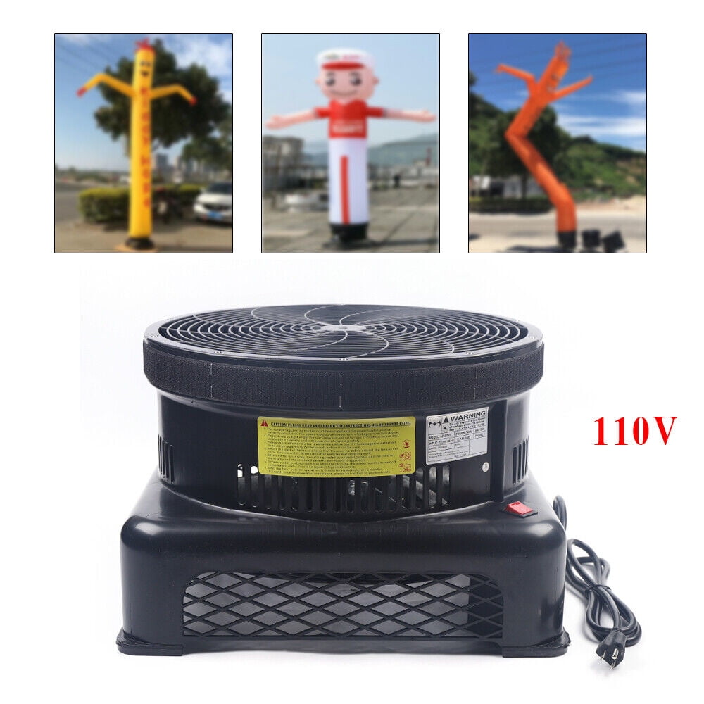 Air Dancers Inflatable Tube Man Air Blower, 110V 370W High Speed Fan Dancer Wind Tube Man Puppet Blower, 18" Inflatable Fly Guy Air Blower for Outdoor -370W