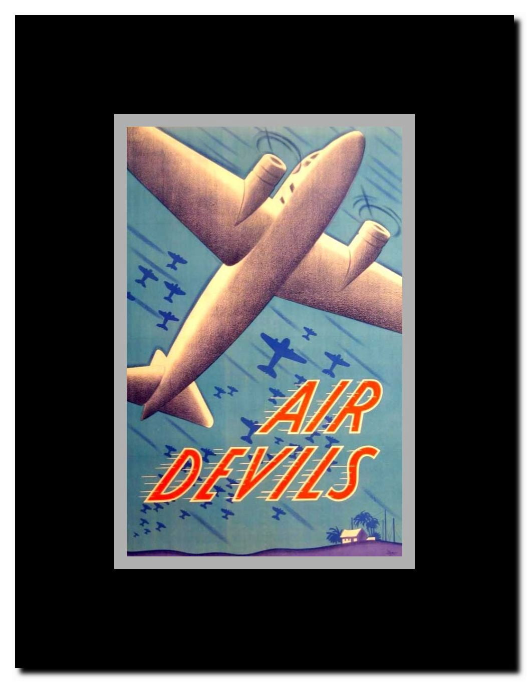 Air Devils Framed Movie Poster