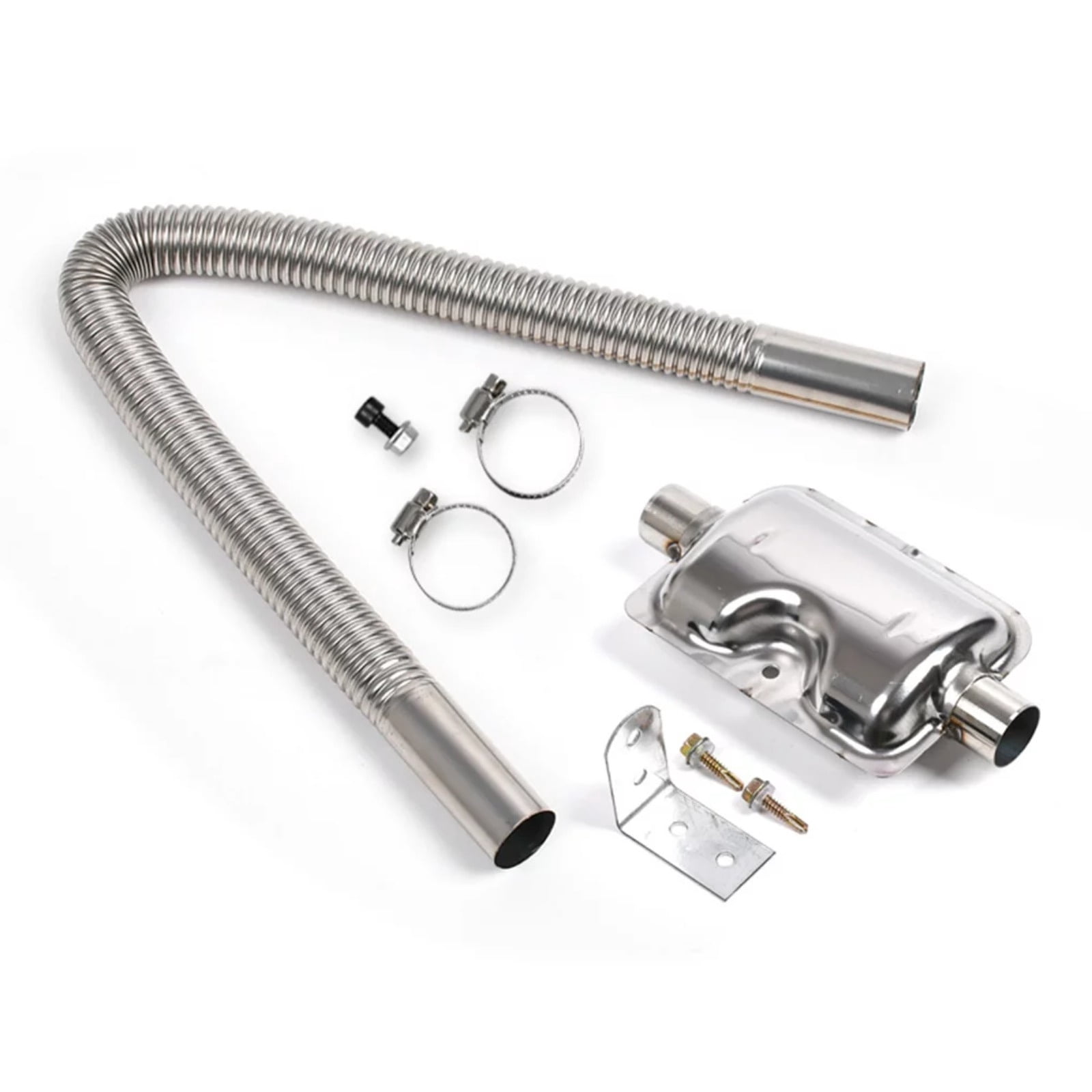 Air Diesel Heater Parking Exhaust Pipe Stainless Steel with Silencer ...