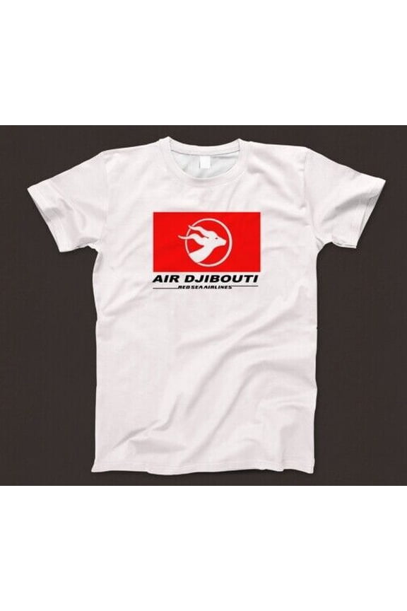 Air Djibouti T Shirt 674 Airline Africa Kenya Tanzania Sudan Ethiopia Madagascar
