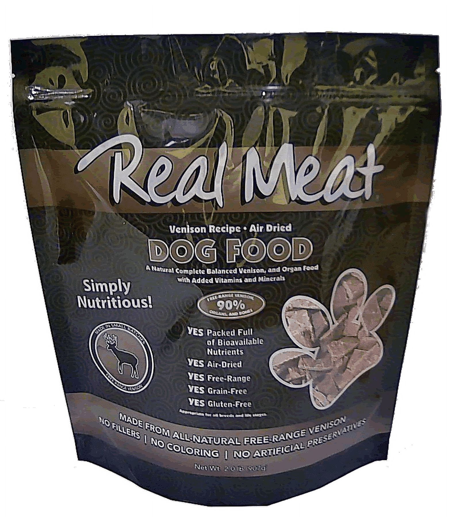 Picture of Air-Dried Venison Dog Food 2lb - Walmart.com