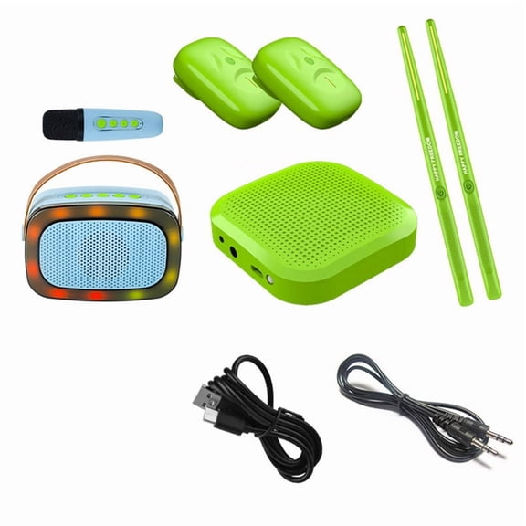 Air Drum Set 3D Motion Sensing Electronic Drum Kit with Drumsticks Pedals & Speaker for Adults and Kids