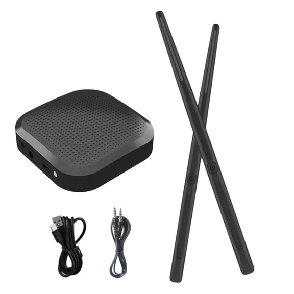 Air Drum Sticks Virtual Electronic Drum Drumsticks Air Drum With Drumsticks Pedals And 8 Sounds Tabletop Drum Machine For Beginners
