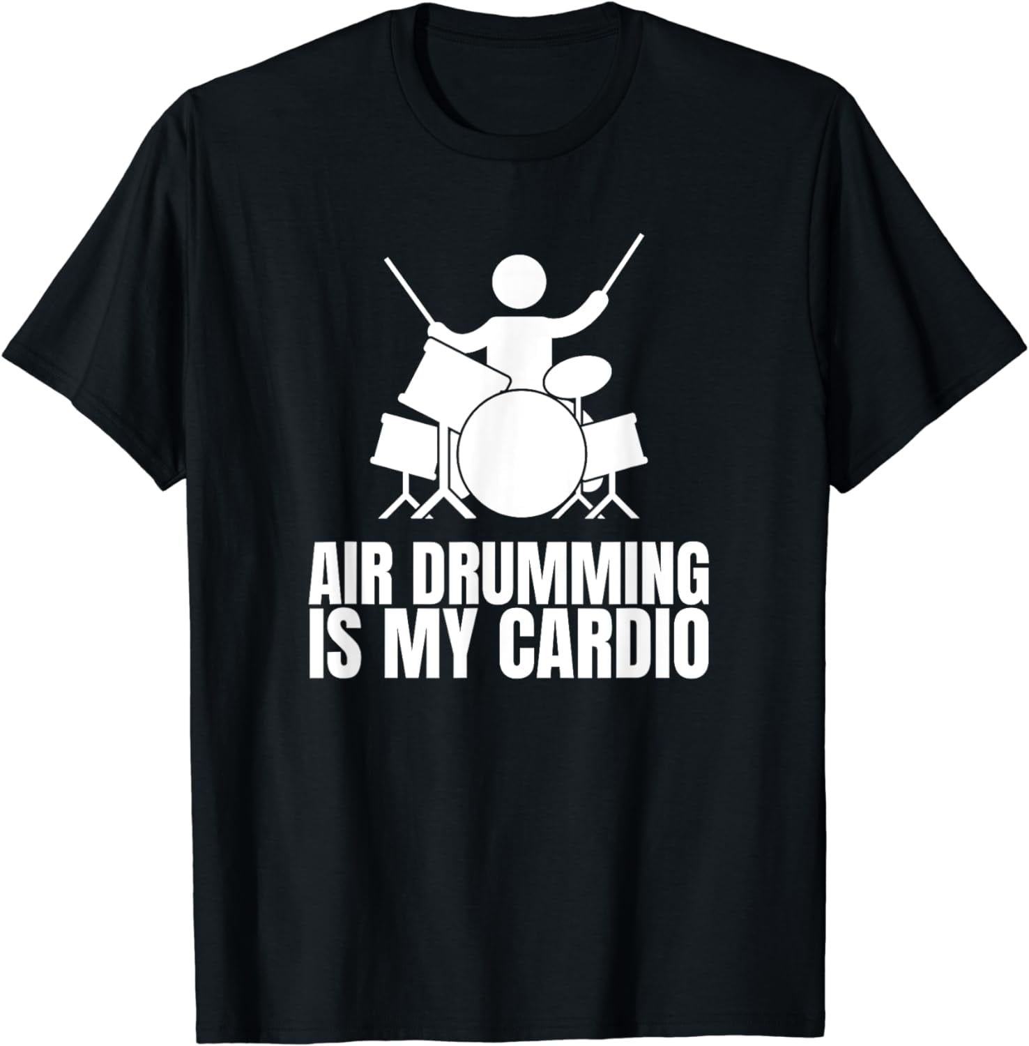 Air Drumming TShirt Funny Rock Music Fan Gift
