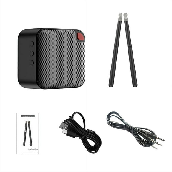 Air Drumsticks with Speaker, Virtual Electronic Drum Set for Home & Party Adults, Kids, Christmas Birthday Valentine's Day Gift