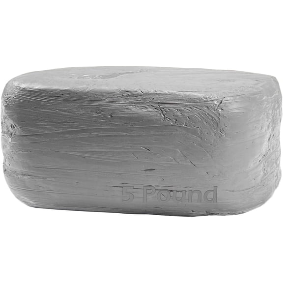 Air-Dry Clay 5lbs for Sculpting, Wheel Throwing, Hand Building, -Purpose Modeling Clay, Gray