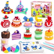 Air Dry Clay for Kids, 12 Boxes Modeling Clay Kit, DIY Molding Clay with Sculpting Tools and Tutorial, Ultra Light, Safe & Non-Toxic, Arts and Crafts School Projects, Home Party Favor for Boys Girls