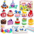thumbnail image 1 of Air Dry Clay for Kids, 12 Boxes Modeling Clay Kit, DIY Molding Clay with Sculpting Tools and Tutorial, Ultra Light, Safe & Non-Toxic, Arts and Crafts School Projects, Home Party Favor for Boys Girls, 1 of 7