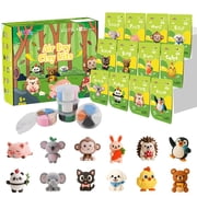 Nicella Air Dry Clay for Kids-12 Animal Modeling Clay, Molding Clay with Sculpting Tools & Tutorials, Ultra Light &Non-Toxic, DIY Art Crafts Gift for Girls Boys Ages 3+