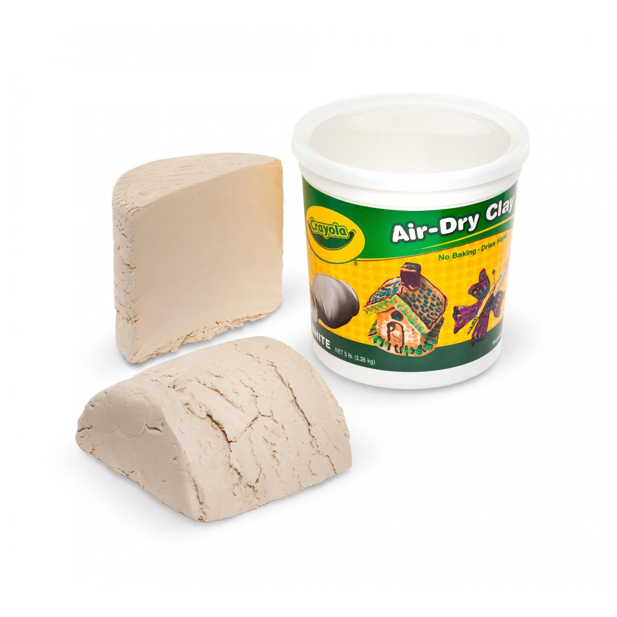 Air-Dry Clay, White, 5 Lbs