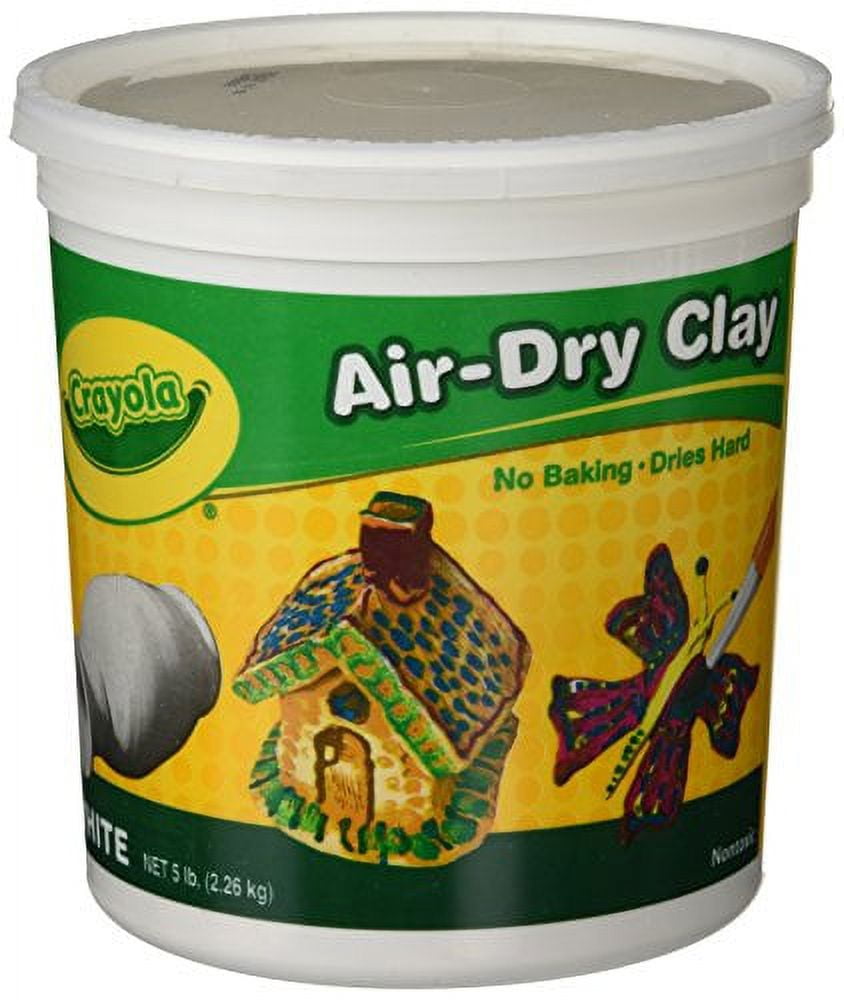 Air-Dry Clay, White, 5 Lbs 