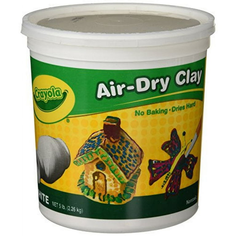 Air-Dry Clay, White, 5 lbs