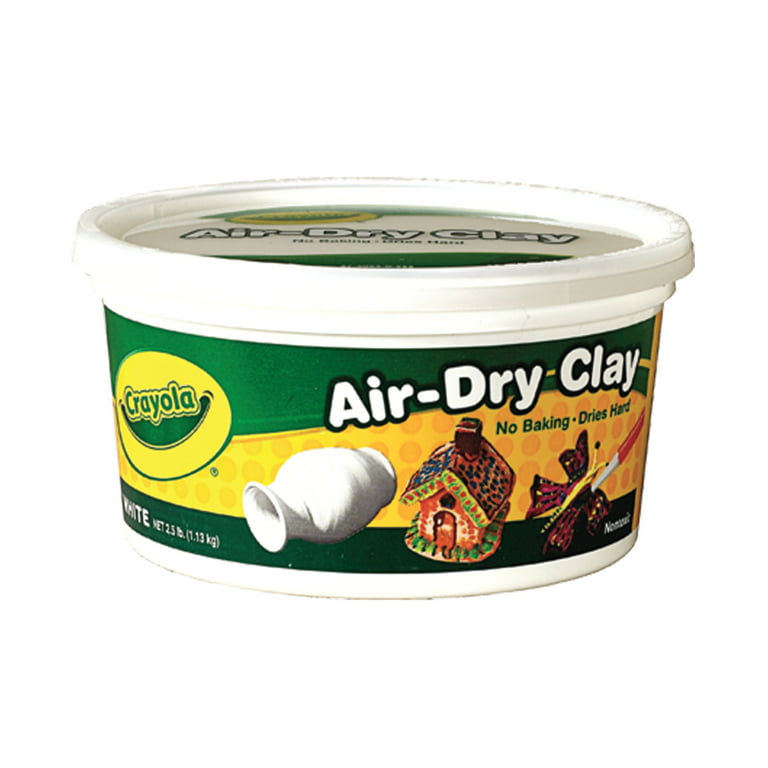 Air-Dry Clay,white, 2.5 Lbs