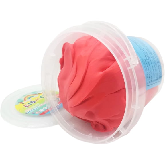 Air Dry Modeling Clay 10.5 oz Ultra Light Soft Magic Clay DIY Moulding Dough Primary Colors for Adults Kids Art Craft Kit Red