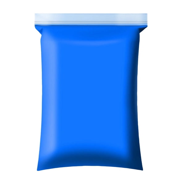 Air Dry Modeling Material with Resealable Bag, Soft Lightweight Texture, Blue, for Kids Arts and Crafts, Craft Supply