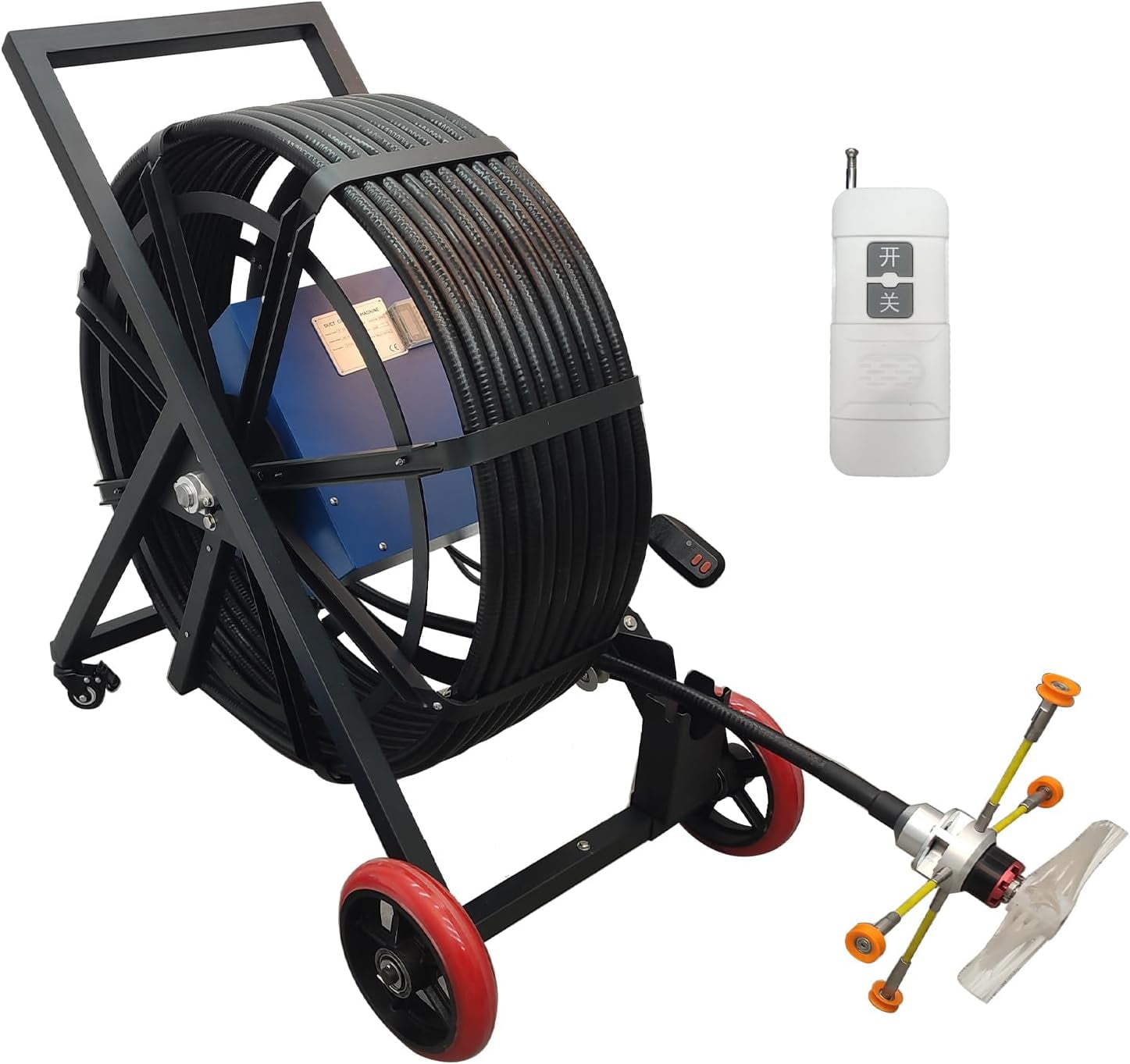 Air Duct Cleaning Machine Rotary Brush Pipe Duct Cleaning Machine Duct Cleaning Tools 0-1000r/min