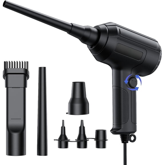 Air Duster, Stepless Speed Air Duster, Multi-Use Duster, Keyboard Cleaner, Canned Air, Air Blower for Clean Dust, Hairs, Laptop, PC