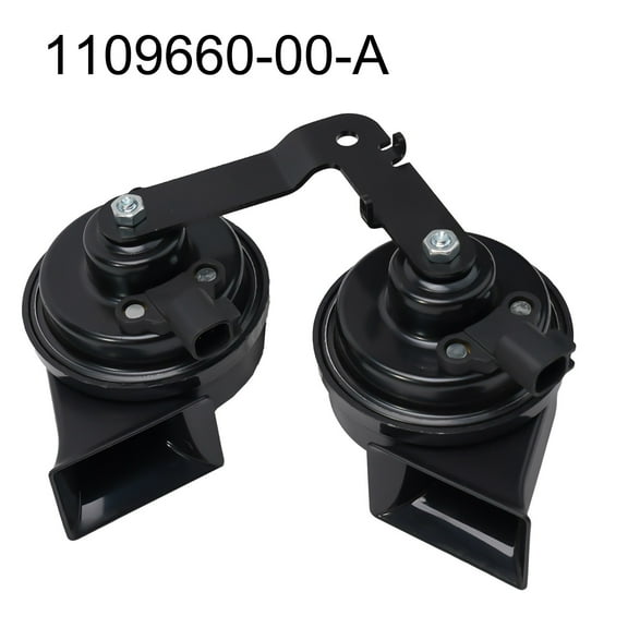 Air Electric Super Loud Snail Horn Double Whistle Sound for Tesla Model 3 Auto Accessories
