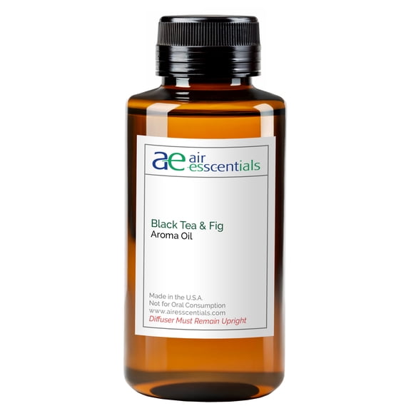 Air Esscentials Black Tea & Fig Aroma Oil, Fragrance Oil for Diffusers & Scent Machines, 300 mL, Cold Air Diffuser Compatible, Herbal Fruity Amber Scent