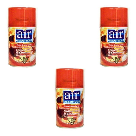 Air Essences Home & Auto Spray- Mulled Wine & Cinnamon (250ml) (Pack Of 3)