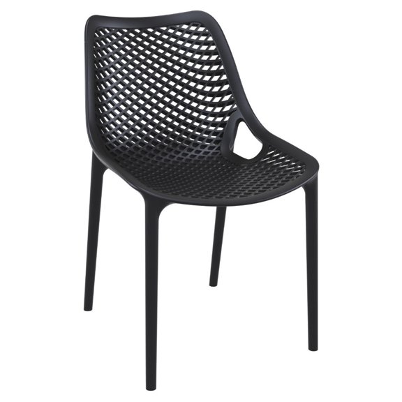 Air Extension 9 Piece Dining Set in Black