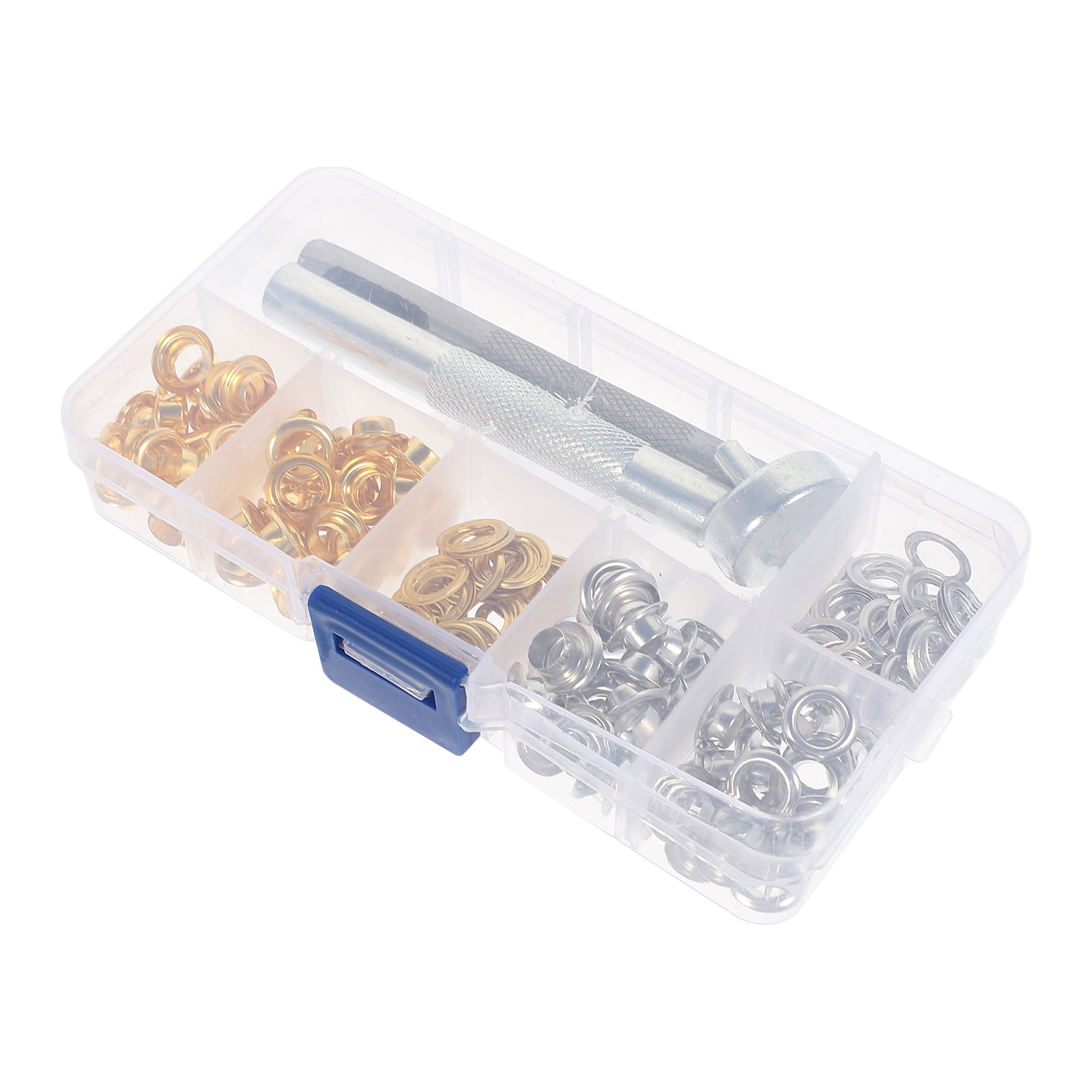 100 Sets Eyelets Tool Kit for Curtain Air Button Clothing