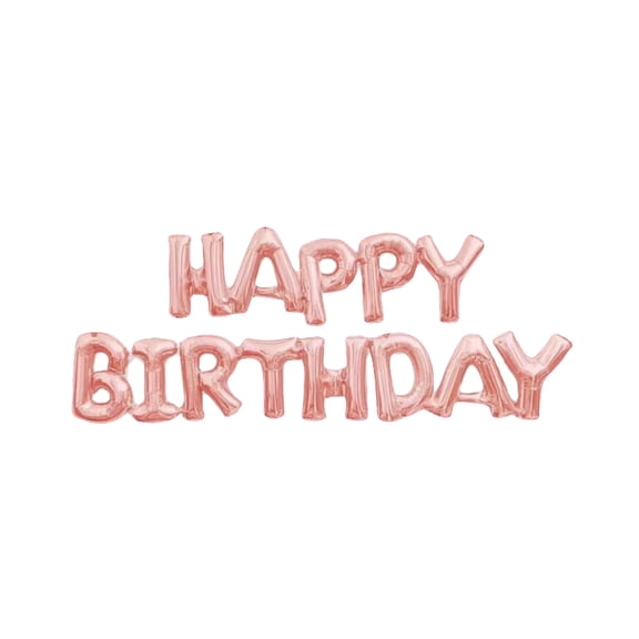 Air-Filled HAPPY BIRTHDAY Backdrop Balloon Banner
