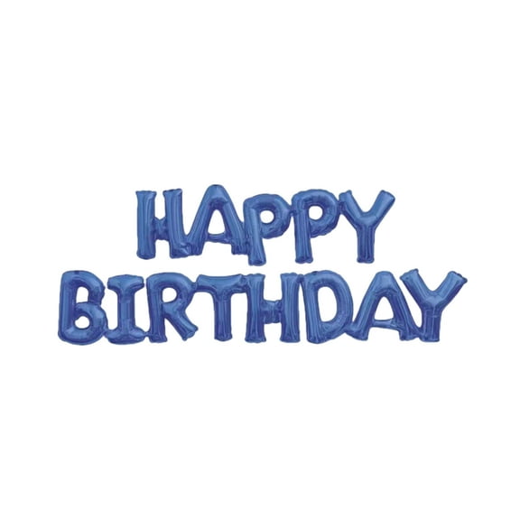 Air-Filled HAPPY BIRTHDAY Backdrop Balloon Banner