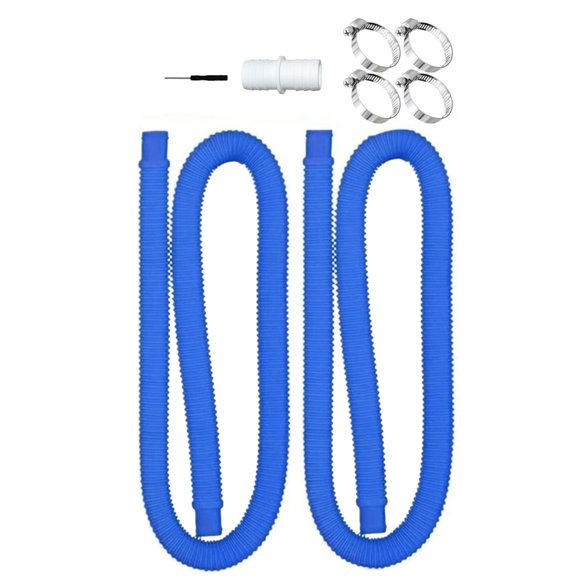 Air-Filled Pool Hose for Spa Swimming Pool, Flexible PVC Replacement Hose for Filter Pump Connection, Durable Water Hose for Above Ground Pool Hot Tub Maintenance