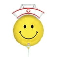 thumbnail image 1 of Air Filled Smiley Nurse Mylar Balloon, 1 of 2
