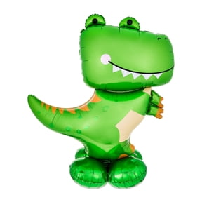 46" Green Air-Filled T-Rex Balloon, by Way To Celebrate