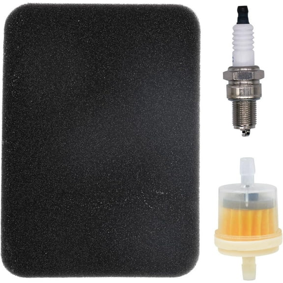 Air Filter 17211-899-000 Fits Generac GP5500 GP6500 GP7500 GP8000E H5500 H7500 RS5500 Honda GX240 GX270 GX390 EB3000 EB3500 EB3800 EB4000 EM3000 EM3500 EM3800 Generator with Spark Plug