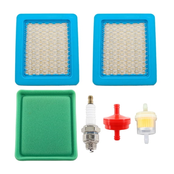 Air Filter 491588S Spark Plug for B&S 491588 399959 625-675 Troy-Bilt ...