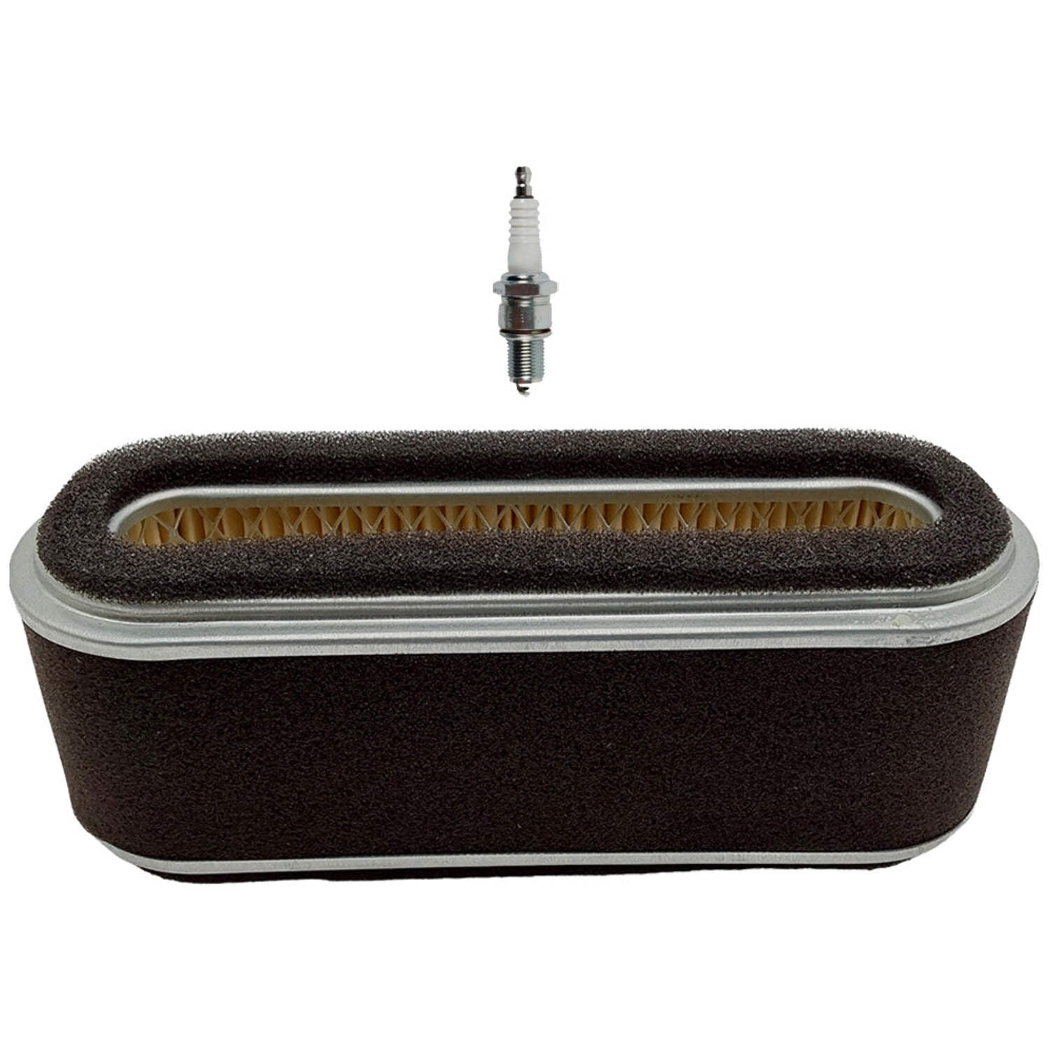 Air Filter And Spark Plug Combo For John Deere 130 GX75 RX73 SX75 Fits ...