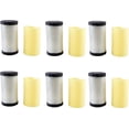 thumbnail image 1 of Air Filter Compatible with Briggs 793569 4241 5415 + Pre-Filter 793685 4260 (6-Pack), 1 of 1