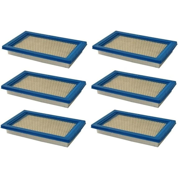 Air Filter Compatible with Kawasaki 11013-7017 John Deere MIU10998 Husqvarna 531308157 (6-Pack)